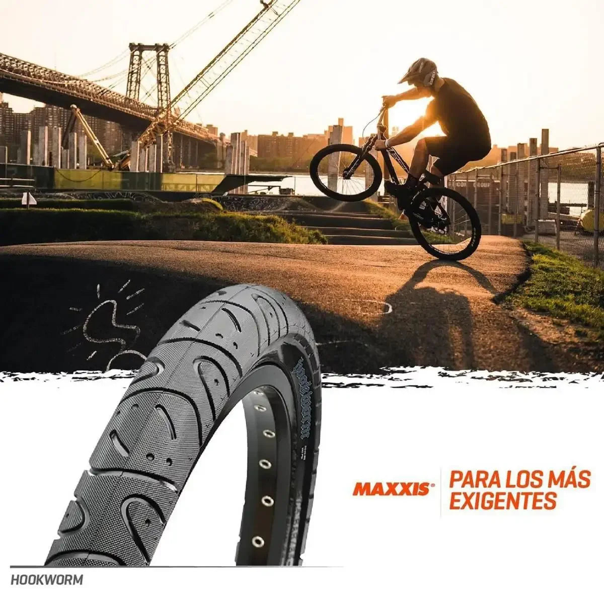 High Quality Maxxis Hookworm Bike Tires 20X1.95 24X2.5 26X2.5 27.5X2.5 29X2.5 Wide Hookworm Tires for Mountain Bike City Bike